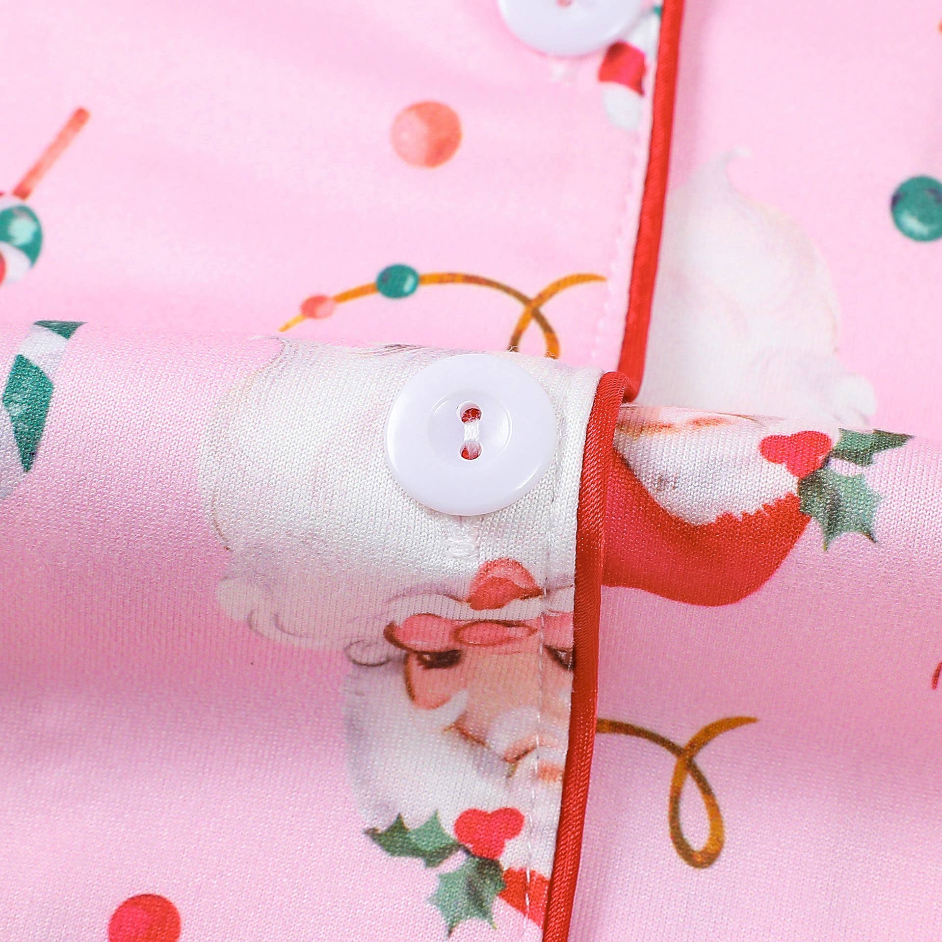 Rosa Clothing - Wholesale Sleepwear Set - Women's - Cozy & Soft Christmas Theme Print Long Pajama Set12