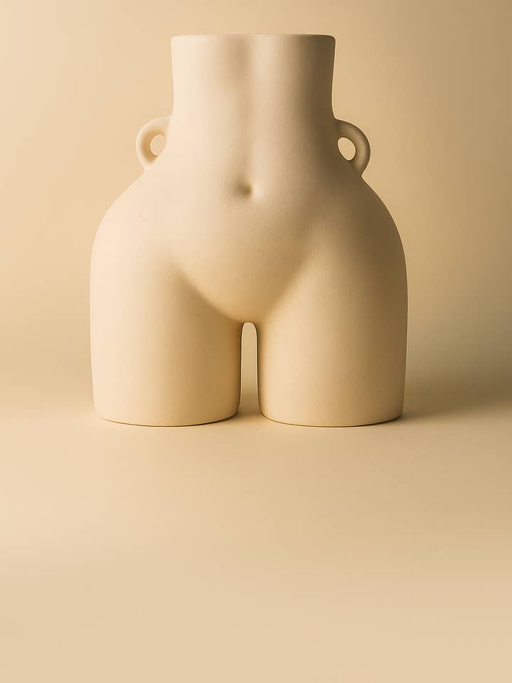 Sculptural Body Vase – Artisan Accent for wholesale by Atolia Designs