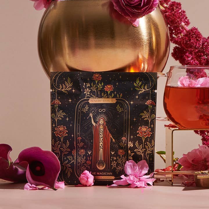 Magic Hour - Wholesale Loose Tea - The Magician : Elderberry-Ginger-Vanilla Herbal Tea