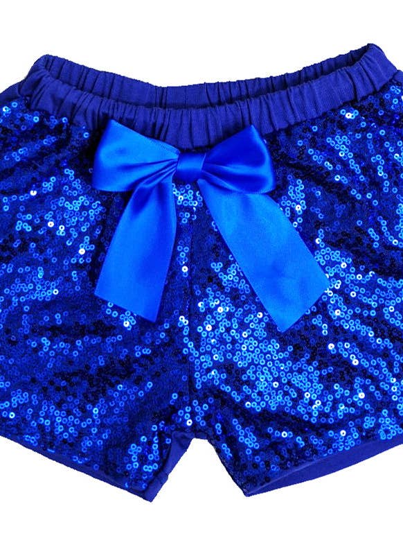 Royal Blue Sequins Bow Shorts and other Purchase Wholesale sequin shorts. Free Returns & Net 60 Terms on Faire trending on Faire.