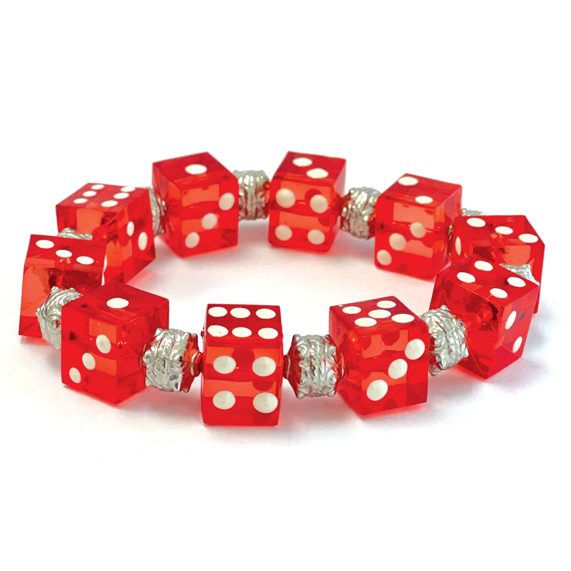 Fiona Accessories - Wholesale Beaded Bracelet - Dice Bunco Beaded Bracelet, Casino Game Night Gift Shop Idea9