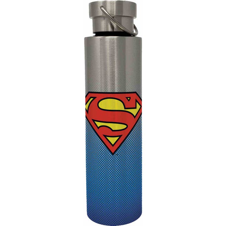 Spoontiques, Inc - Wholesale Water Bottle - Superman Stainless Bottle