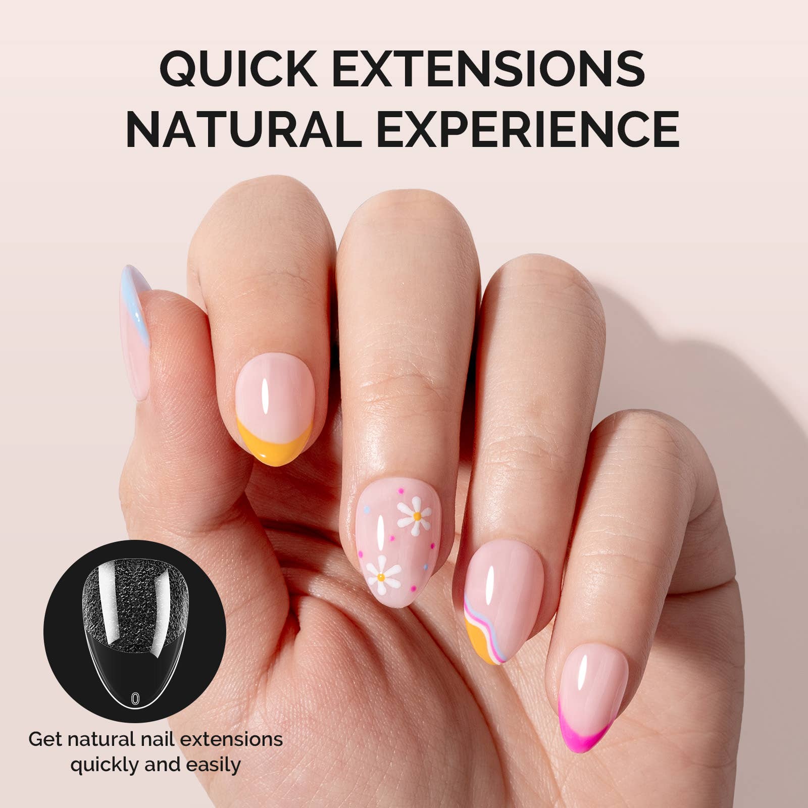 MELODYSUSIE - Wholesale Press-on nepnagels - 300 stuks halfmatte doorzichtige acryl nageltips voor volledige dekking1