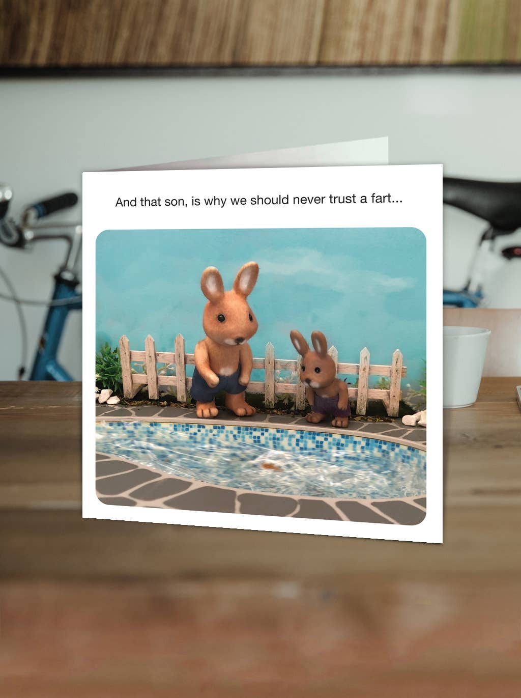 Brainbox Candy - Wholesale Everyday Greeting Card - Funny Birthday Card - Never trust a fart - by Forest_Fr1ends1