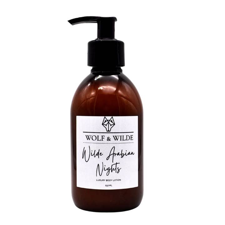 Wilde Arabian Nights Luxury Body Lotion 250ML for wholesale by Wolf & Wilde