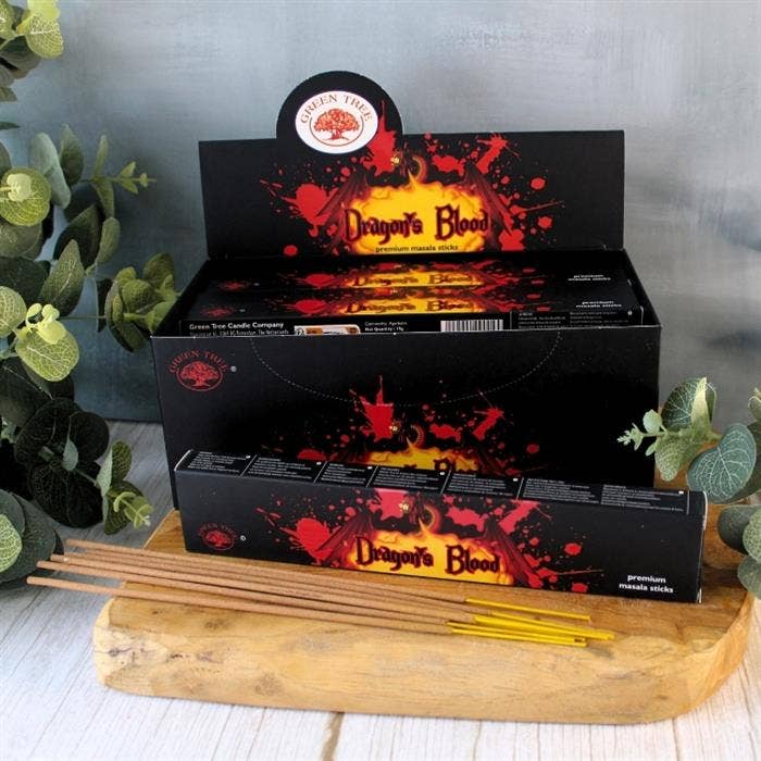 Green Tree - Wholesale Incense - Green Tree Dragon's Blood Hand Rolled Natural Incense Sticks3