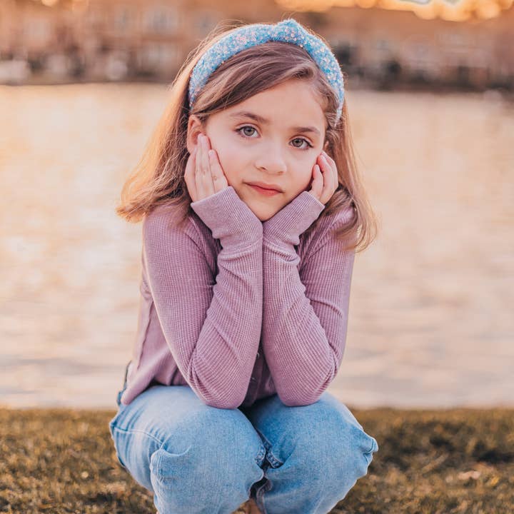 Frog Sac - Wholesale Fashion Headband - Kids - Kids Knot Headband - Sequin Knotted Hair Band Accessories39