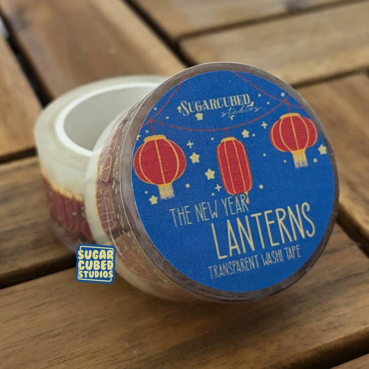Nyårslampa, Transparent Washi-tejp för wholesale av Sugar Cubed Studios