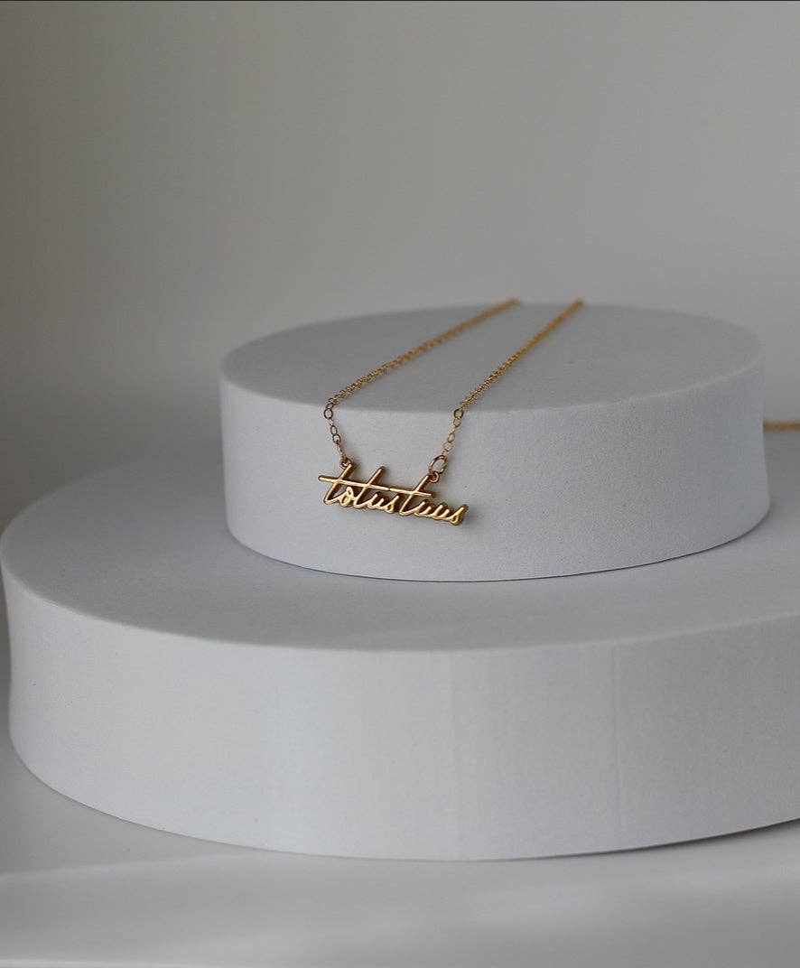 Naomi's Happy Place Shop - Wholesale Halskettinghanger - Totus Tuus12