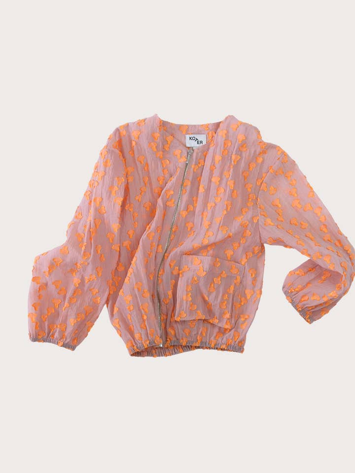 Oversized Sheer Zip-up bomber Jacket - Adult for wholesale by Studio Koter