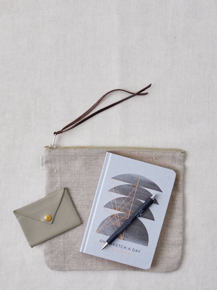 Bolsa Canna (L) Natural para venta al por mayor de Fog Linen Work