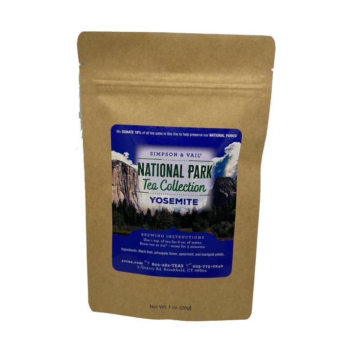 Yosemite - National Park Tea, Black Tea, 1 Ounce Packet for wholesale by Simpson & Vail
