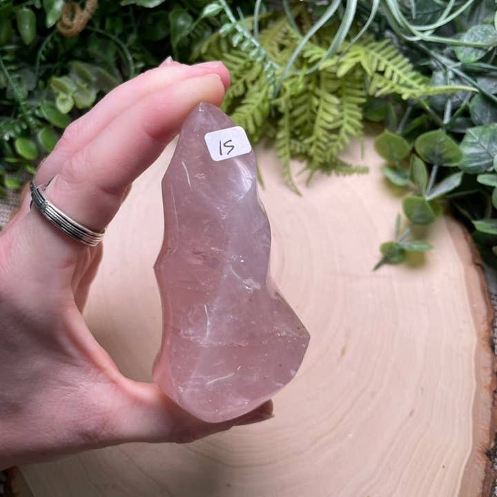 Copper Ashes - Wholesale Spiritual Stone/Crystal - Rose Quartz Flame22