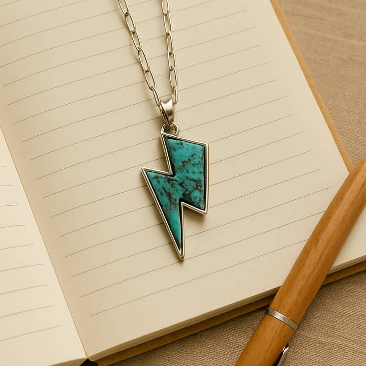 The Bling Barn - Wholesale Pendant/Charm Necklace - A Bolt Of Fashion Country Western Style Chain Necklace5