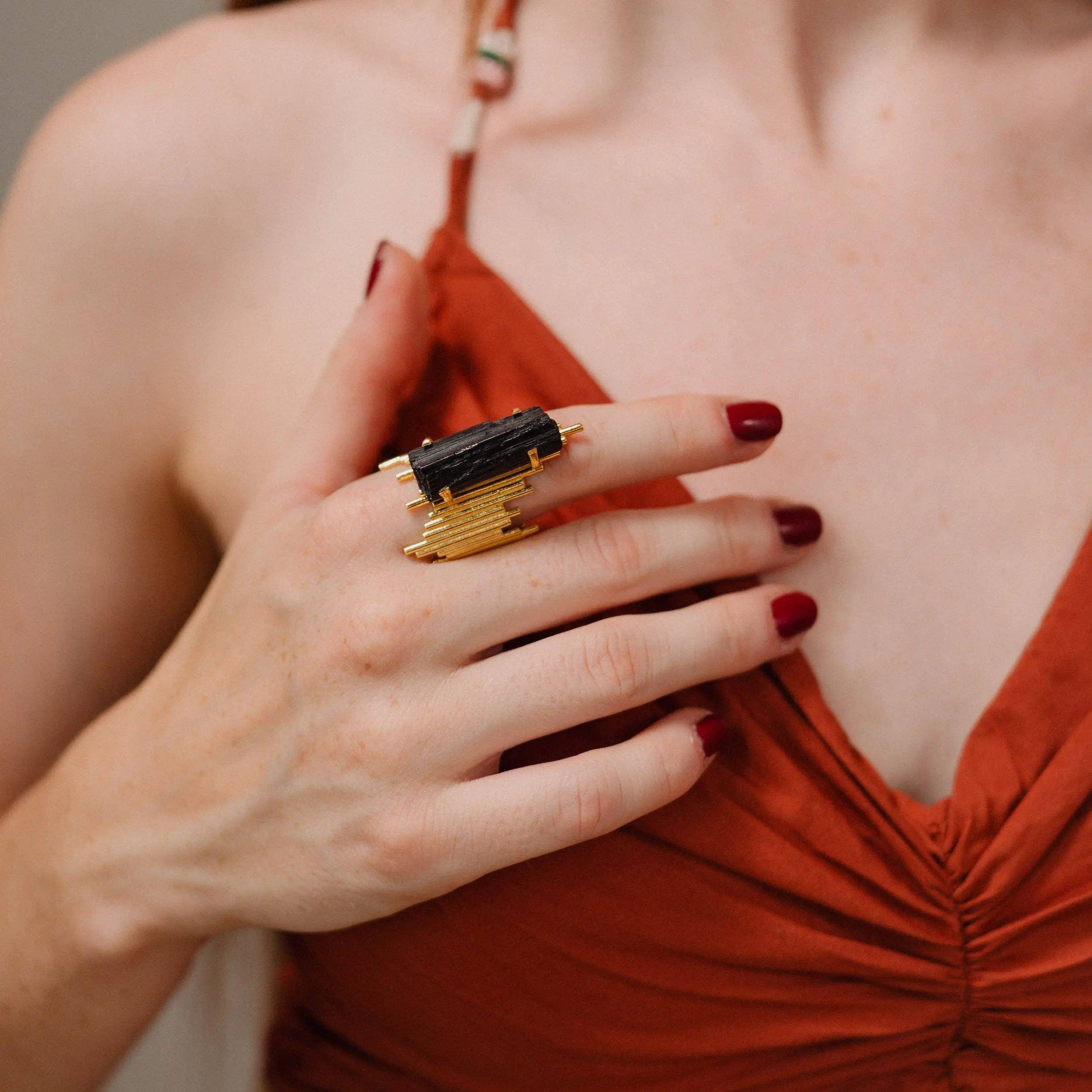 PHOEBE´S - Wholesale Cocktail/Statement Ring - Precious Stone Ring, Protection Stone6