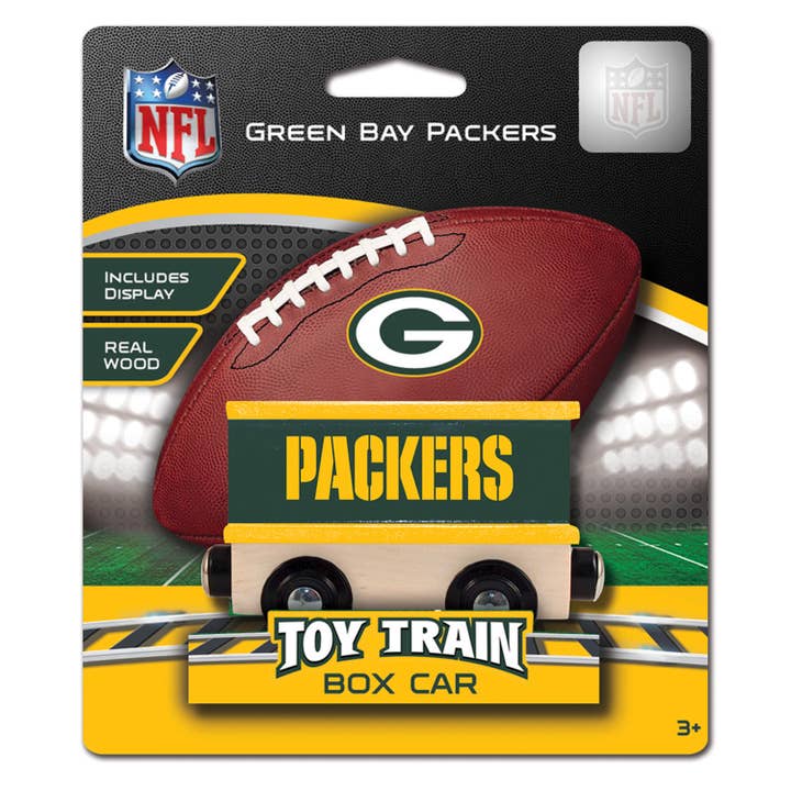 Masterpieces Puzzles - Wholesale Toy Car/Truck - Kids - Green Bay Packers Toy Train Box Car1