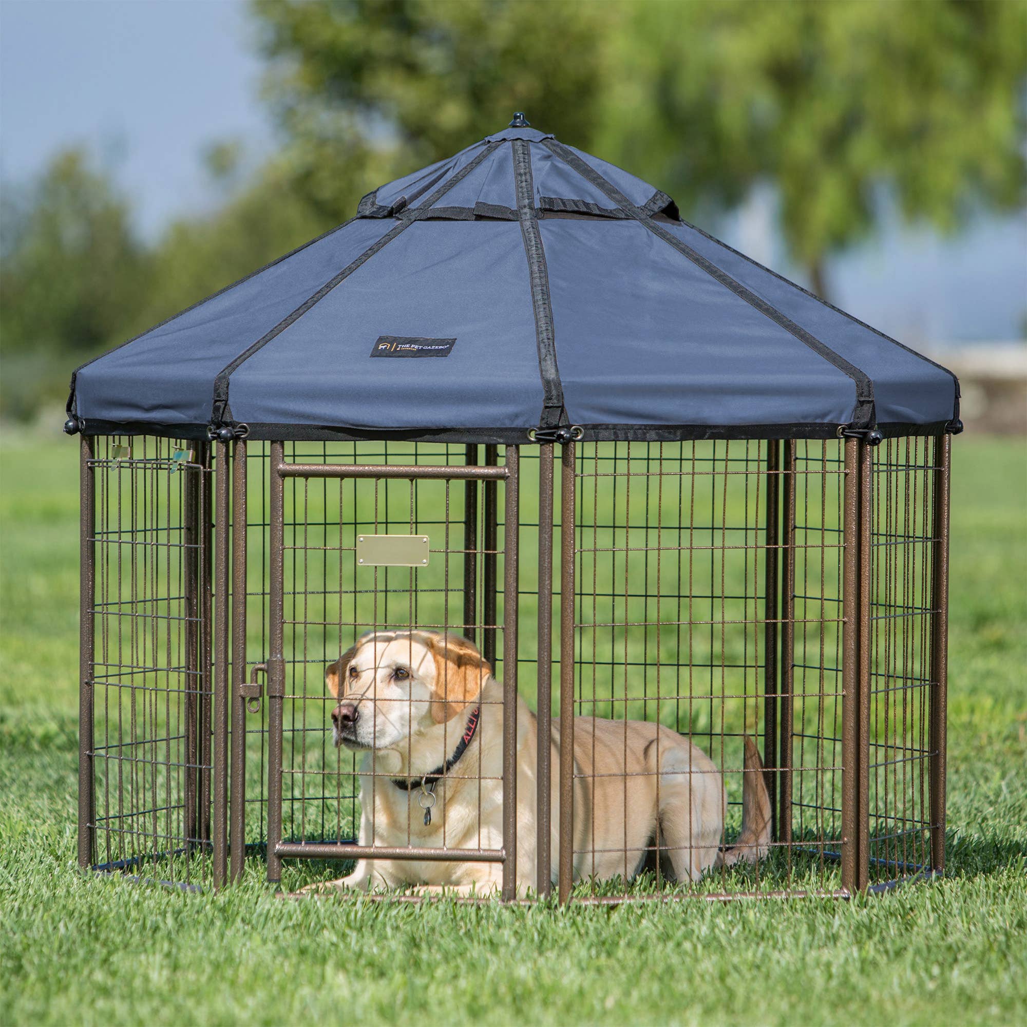 Pet Gazebo - Wholesale Pet Carrier - Cat/Dog - Portable Indoor Outdoor Dog Kennel with Waterproof Cover, 4'11
