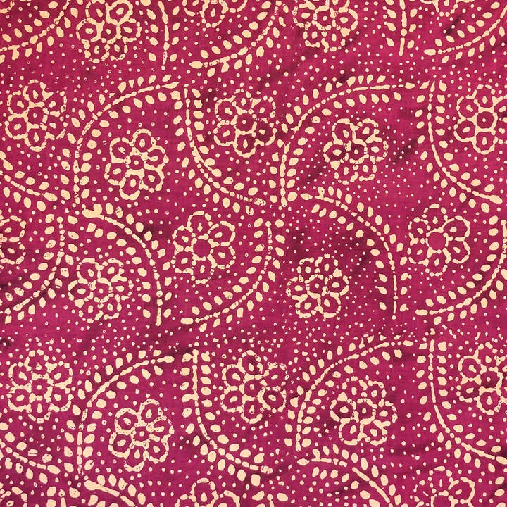 Batik Pink - Bandanna - 22" (Import) for wholesale by The Bandanna Company