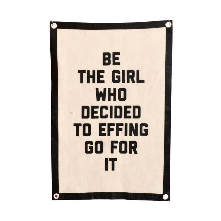 Bannière Soyez la fille championne pour la vente par Golden Gems