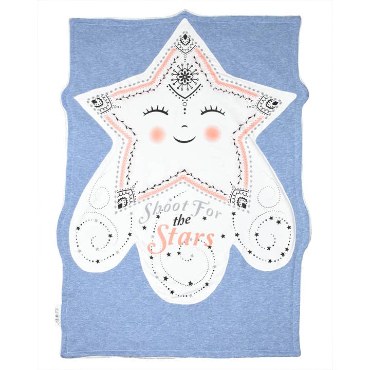 Character Skylar the Star Baby Blanket for wholesale by Lil Be