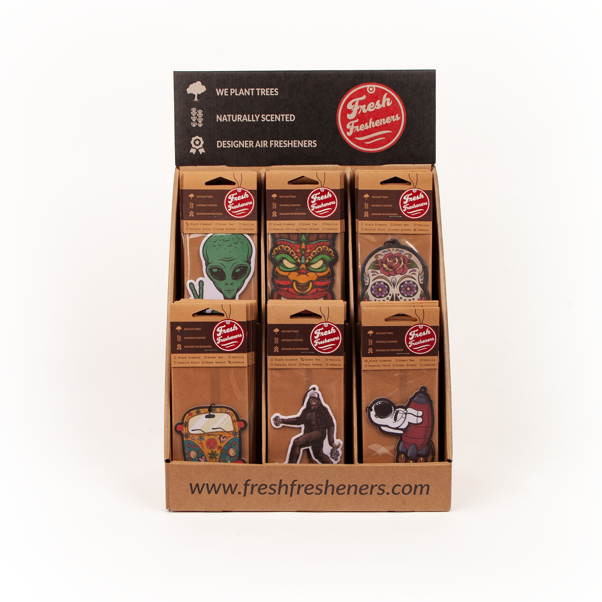 Fresh Fresheners - Vente Présentoir – maison et déco - Présentoir de comptoir vide gratuit avec l'achat de 72 unités.3