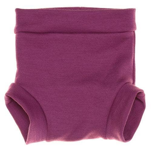 Nicki's Diapers (Planetwise Wholesale) - Wholesale Underwear/Diaper Cover - Baby - Nicki's Diapers Merino Wool Cover - Mulberry - M