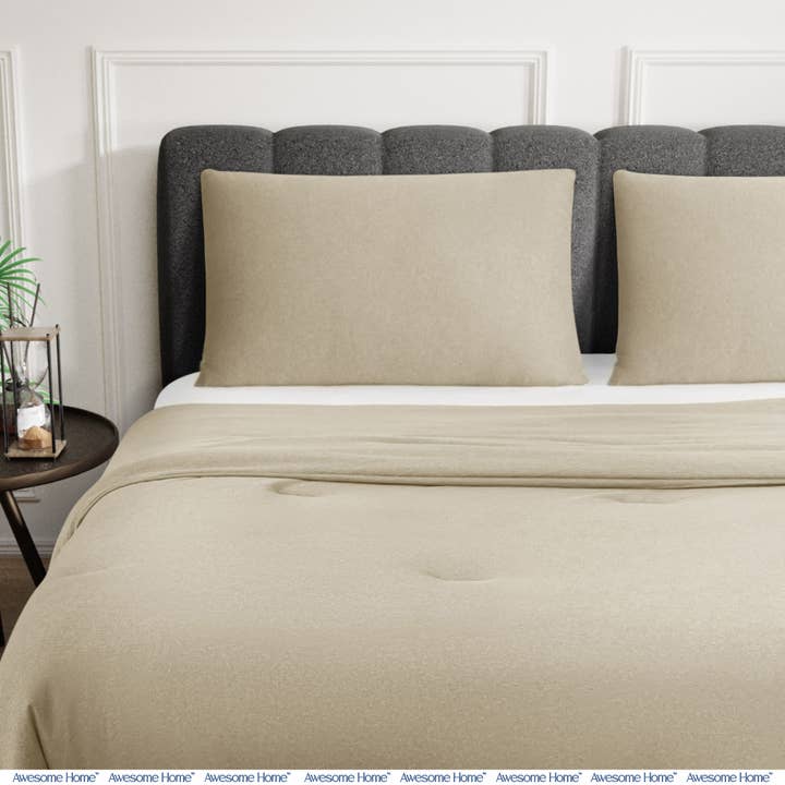 Awesome Home - Wholesale Bedding Set - Soft Easy Care Jersey Comforter Set, 2-Piece4