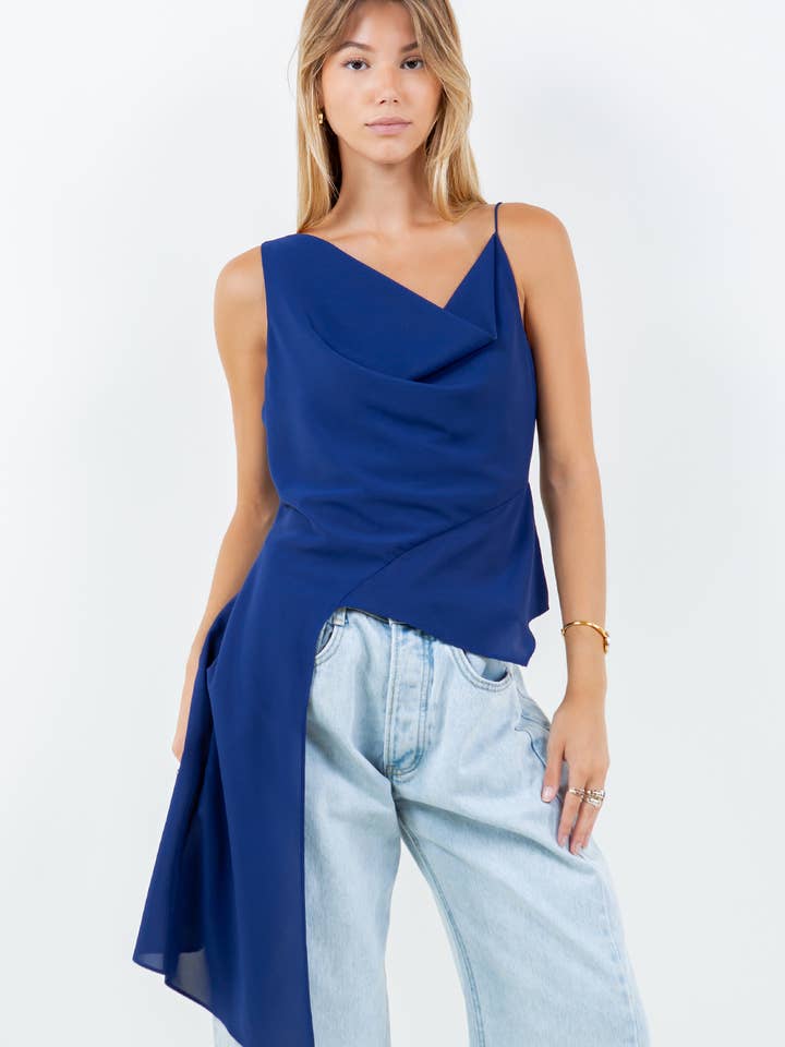 ASYMMETRIC CAMI TOP for wholesale by Whiteroom+Cactus