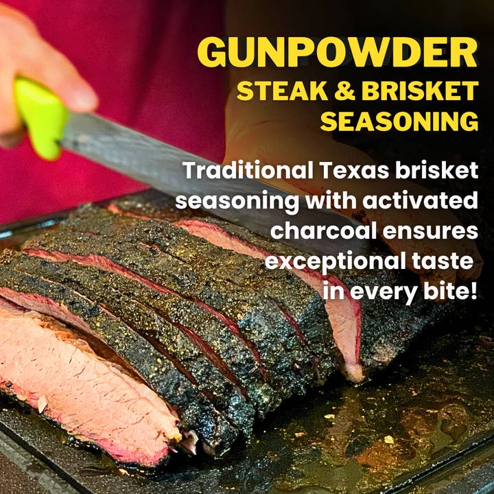 Grill Your Ass Off - Spices, Rubs, Seasonings, Sauces, Jerky - Wholesale Rub - Gunpowder Steak & Brisket Seasoning™ - Beef, Grilling, Spice3