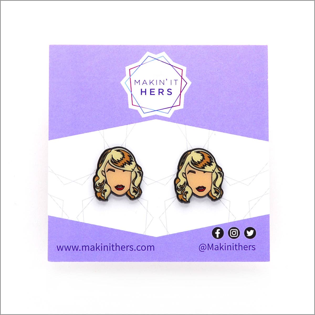 Makin' It Hers - Wholesale Stud/Post Earrings - Taylor Swift Inspired Earrings