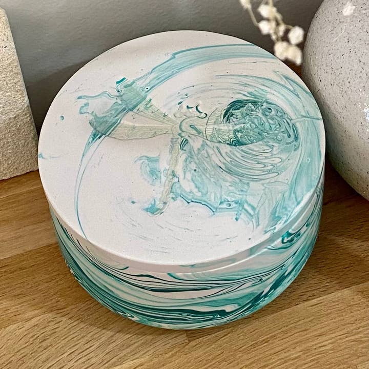 Jessa Eco Green Bowl Candle - Handgemaakt vat - Vlinder voor wholesale door Sol Candles & Scents