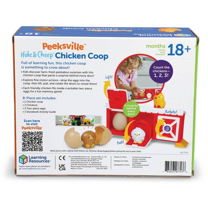 Learning Resources - Wholesale Toy Set - Kids - Peeksville™ Hide & Cheep Chicken Coop™4