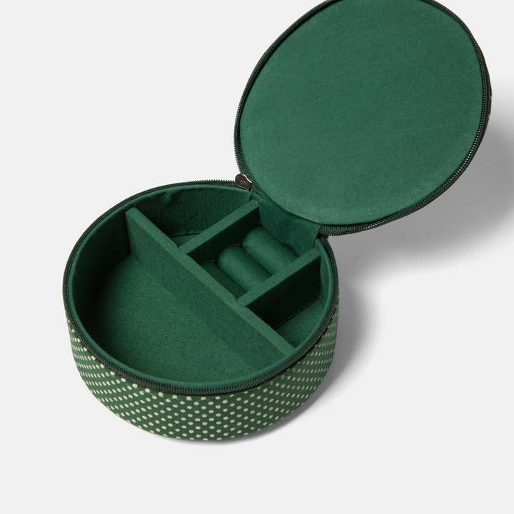 Lanidor - Wholesale Jewelry Box/Organizer - Polka Dot Jewelry Case (486628-188)