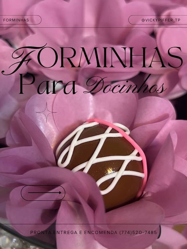 Forminhas Para Doces: Chocolates, Trufas, Brigadeiros for wholesale by Vicky Piffer Truffles Paper