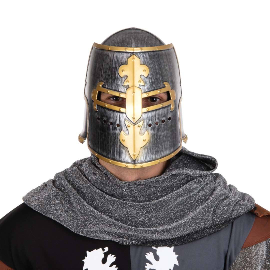 P'tit Clown – Großhandel Kostüm – Herren – Mittelalterlicher Ritterhelm für Erwachsene1