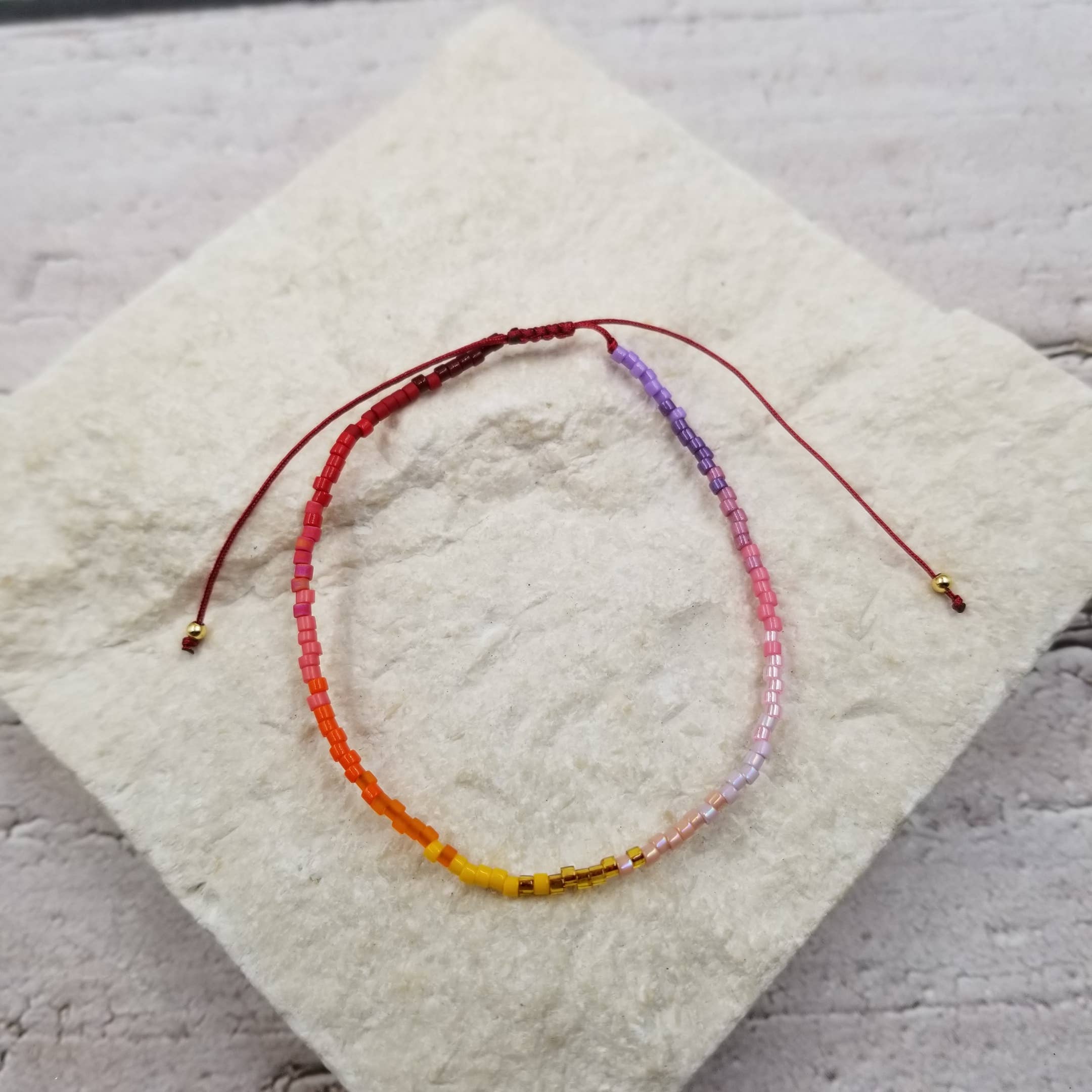 Treasure Wholesale – Pulseira de missangas por atacado – Pulseira de Amizade de Dopamina com Missangas MIiyuki Feita à Mão0