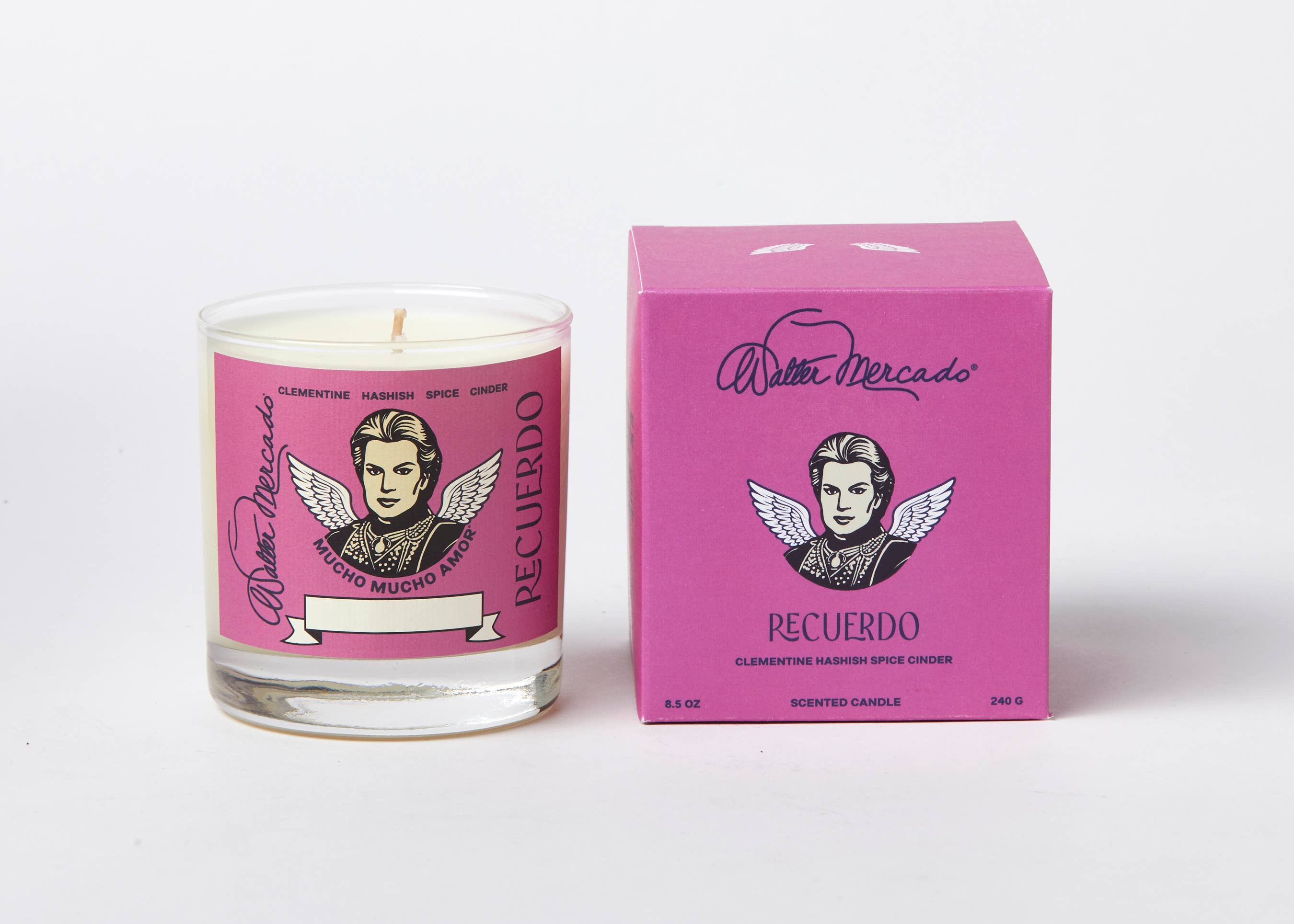Walter Mercado - Wholesale Jar/Filled Candle - Walter Mercado - Recuerdo ( Remembrance ) Candle 1