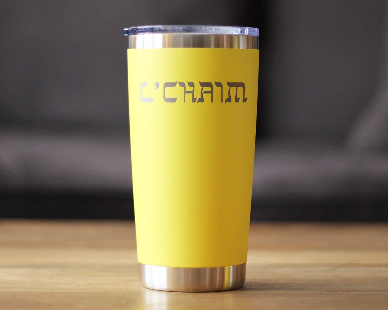 bevvee – wholesale Isolerade dryckesvaror – Cheers Hebrew L'Chaim Isolerad Resetumbler Judiska gåvor4