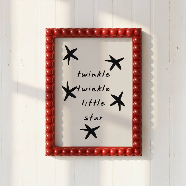 KIKIANDNIM - Wholesale Art Print - Twinkle Twinkle Little Star Wall Art Print | Kids Room Decor2
