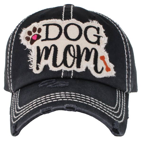 SOPHIA WHOLESALE - Wholesale Baseball Cap - Women's - DOG MOM Washed Vintage Ball Cap0
