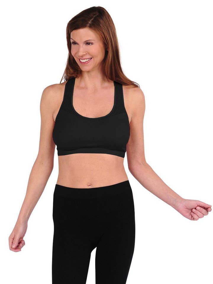 Sorbtek Mesh Padded Bra (52AWTL) for wholesale by TINA Stephens Italy/Tees By Tina