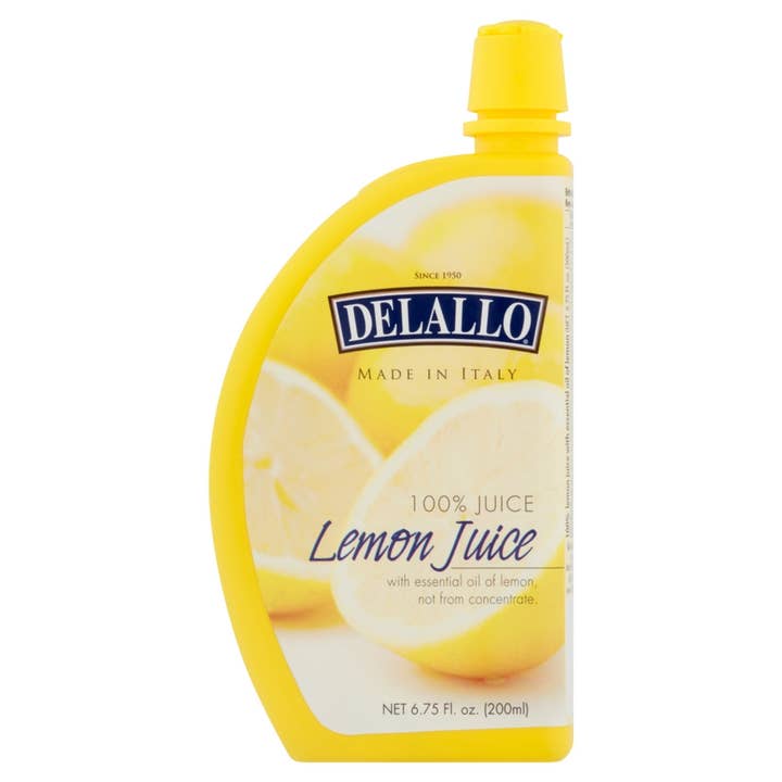 Lemon Juice (Slice Bottle) for wholesale by Delallo