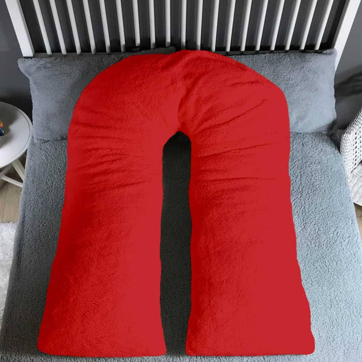 Beach Stone - Venta al por mayor Fundas de almohada - Funda de almohada de cuerpo entero de forro polar de peluche en forma de U de 9 pies7