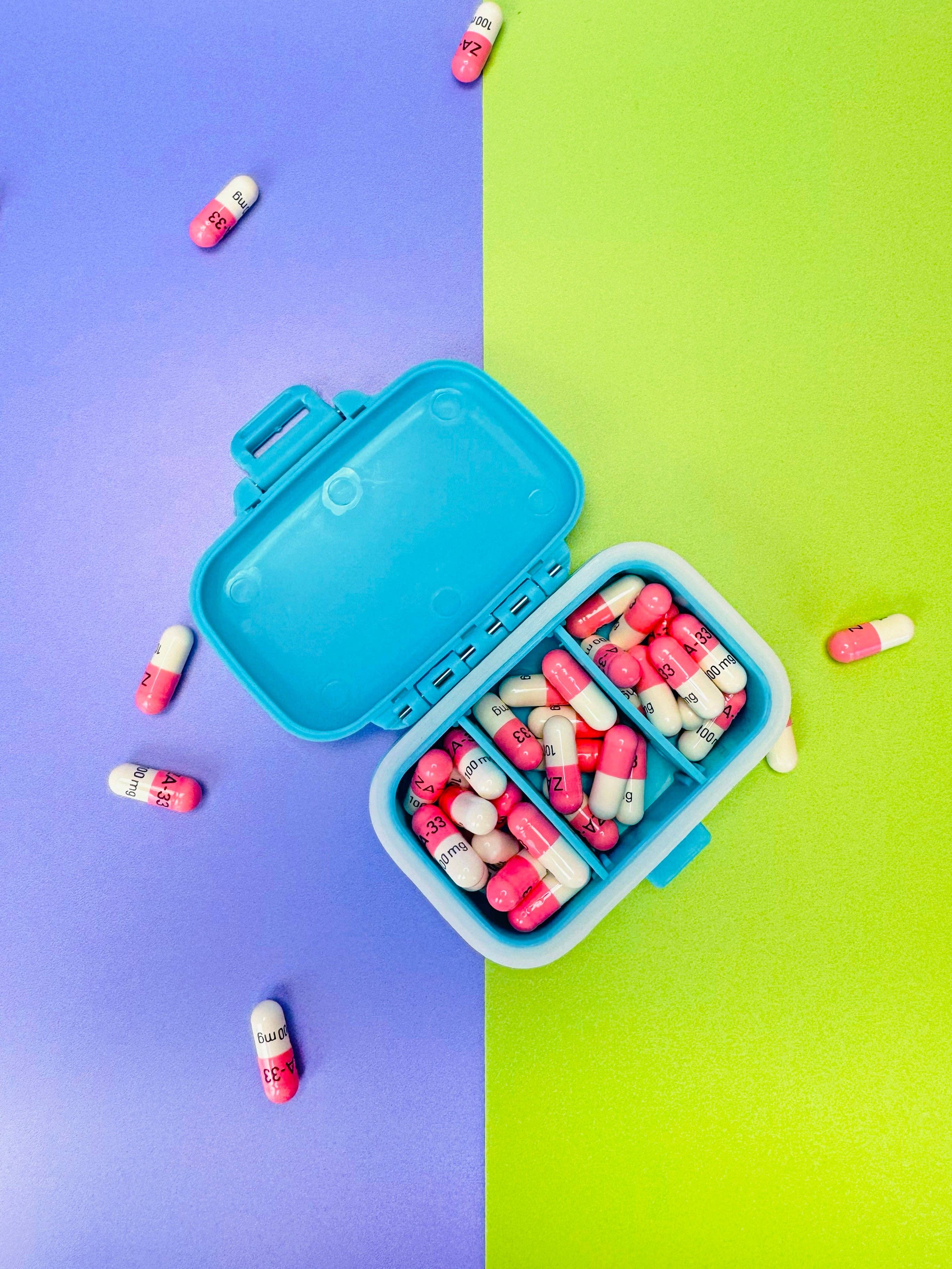 A Shop of Things - Wholesale Pill Organizer - Anxiety Girlie Pill Case1