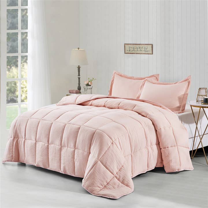 HIG - Wholesale Down Comforter - All Season Chic Prewashed Fabric Down Alternative Comforter Blanket1