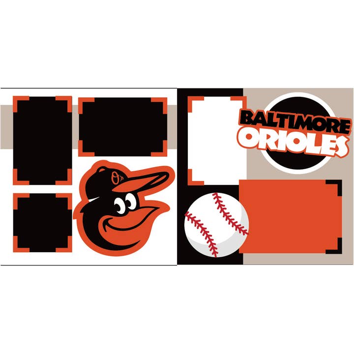 Baltimore Orioles for wholesale by Scrapbook Concierge