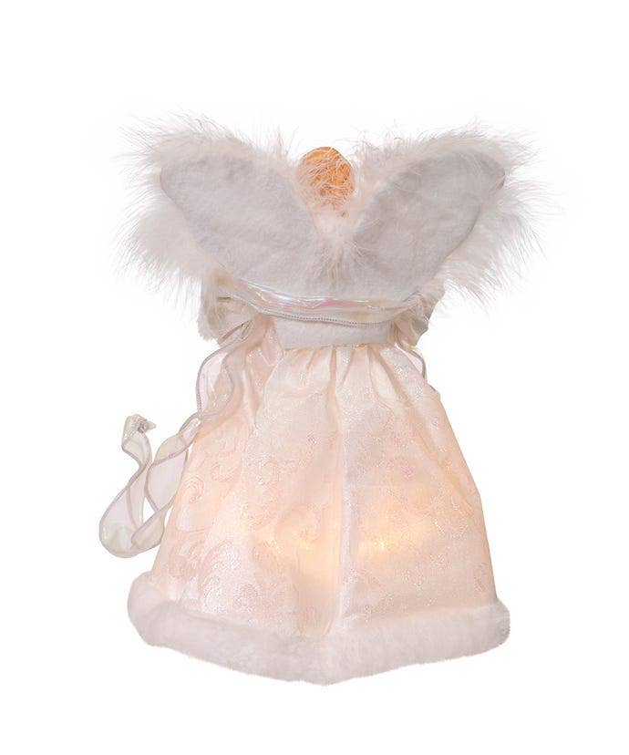 Kurt S. Adler, Inc. - Wholesale Tree Topper - 10"UL 10/L WHITE ANGEL TREE TOPPER4