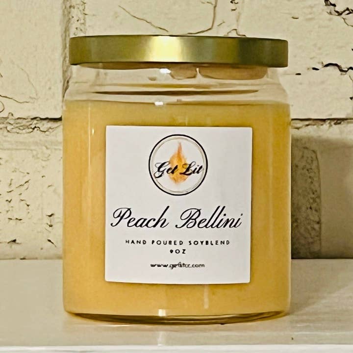 Peach Bellini - ¡El más vendido! para venta al por mayor de Get Lit Candle Co., LLC