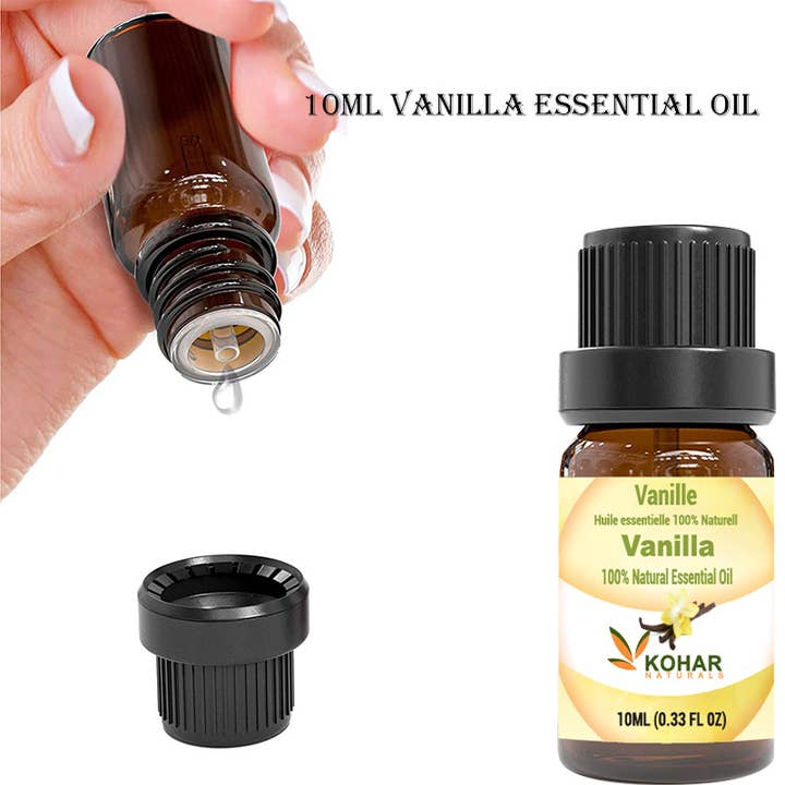 KOHAR NATURALS – wholesale Essential oil – 100% Pure Natural Vanilla Essential Oil. 10 ml