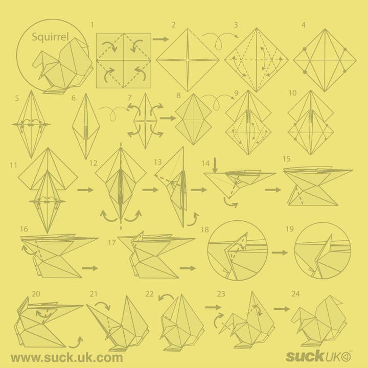 SUCK UK - Wholesale Sticky Notes - Origami Sticky Note